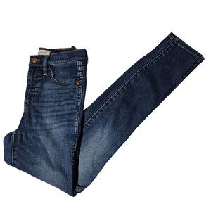 Madewell 10" High Rise Skinny Jeans Womens Size 25 Medium Wash Denim Pants
